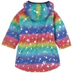 Hatley Star Print Rainbow Colored Rain Jacket Pink Yarrow -Fashion Cutting Edge 1024x1024 26