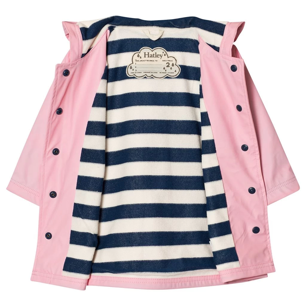 Hatley Splash Lined Rain Jacket Pink 3 Hatley Splash Lined Rain Jacket Pink
