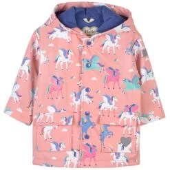 Hatley Magical Pegasus Print Color Changing Rain Jacket Pink -Fashion Cutting Edge 1024x1024 45