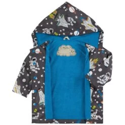 Hatley Astronaut Printed Rain Jacket Dark Gray -Fashion Cutting Edge 1024x1024 5