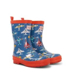 Hatley Classic Printed Rain Boots Blue