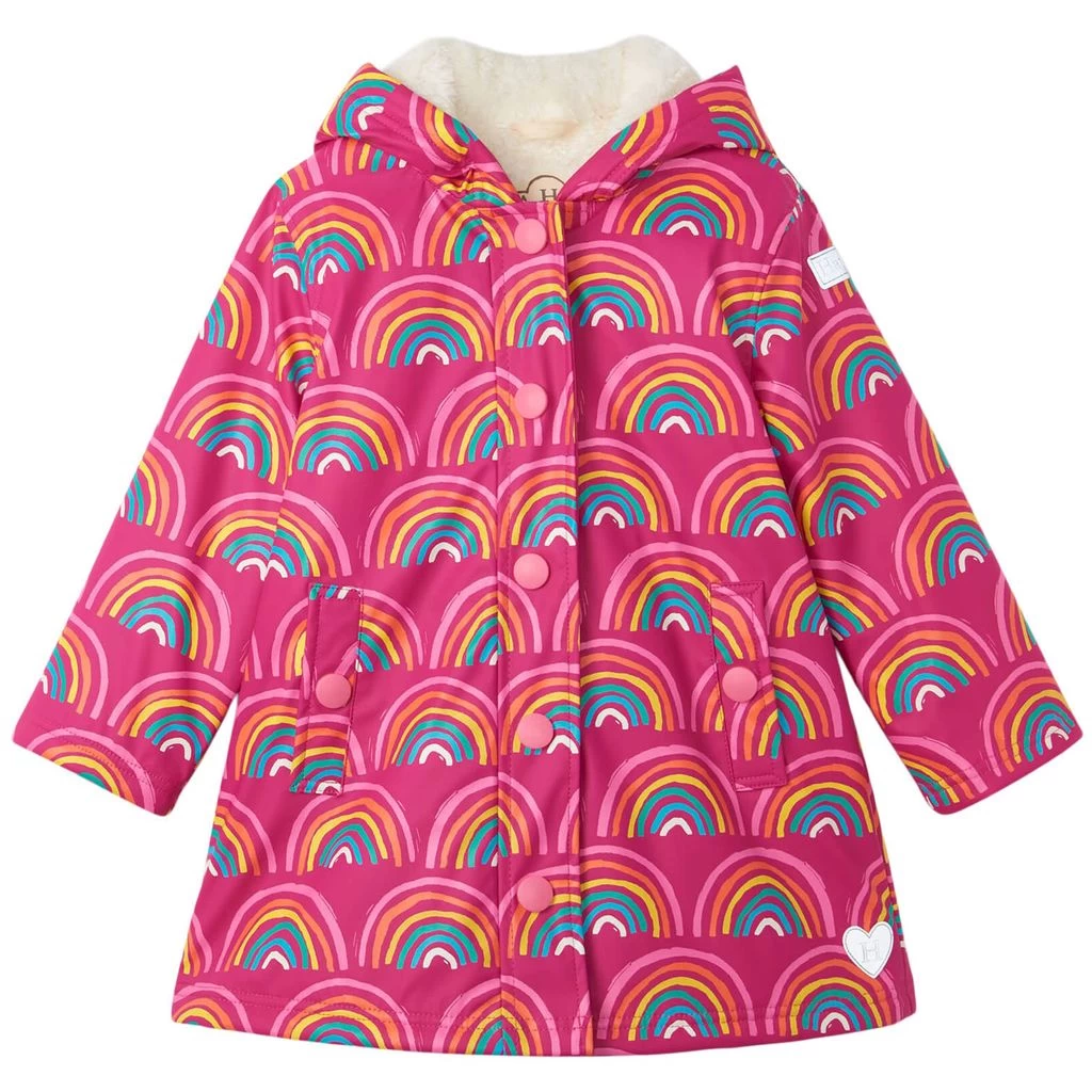Hatley Printed Lined Rain Jacket Fuchsia 3 Hatley Printed Lined Rain Jacket Fuchsia