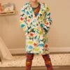 Hatley Cream Real Dino Fleece Robe -Fashion Cutting Edge 153684s
