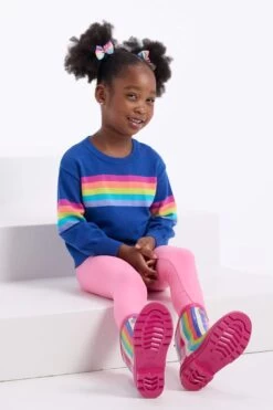 Hatley Blue Groovy Stripes Pullover Sweater