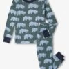 Hatley Green Roaming Bear Cotton Pajama Set -Fashion Cutting Edge 184368s