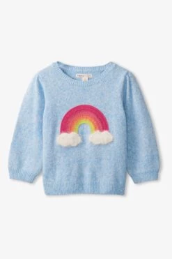 Hatley Blue Rainbow Pretty Sweater