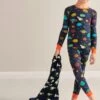 Hatley Blue Space Explorer Organic Cotton Pajama Set -Fashion Cutting Edge 197996s