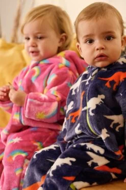 Hatley Baby Pink Shooting Stars Bundler Fleece -Fashion Cutting Edge 202297s3