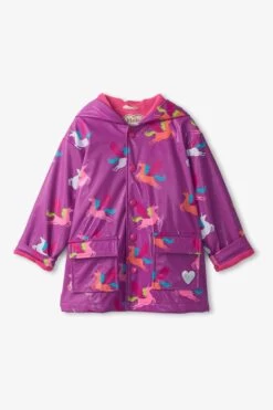 Hatley Purple Pretty Pegasus Colour Changing Raincoat 9 Hatley Purple Pretty Pegasus Colour Changing Raincoat -Fashion Cutting Edge 474947s4