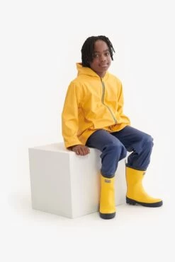 Hatley Yellow Zip Up Splash Jacket