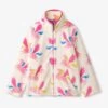 Hatley Cream Pretty Pegasus Fuzzy Fleece Zip Up -Fashion Cutting Edge 498107s