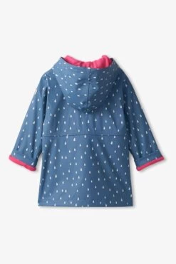 Hatley Blue Tiny Drops Colour Changing Peplum Jacket -Fashion Cutting Edge 588095s5