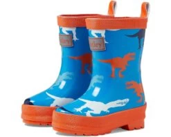 Hatley Kids Giant T-Rex Shiny Rain Boots (Toddler/Little Kid/Big Kid)