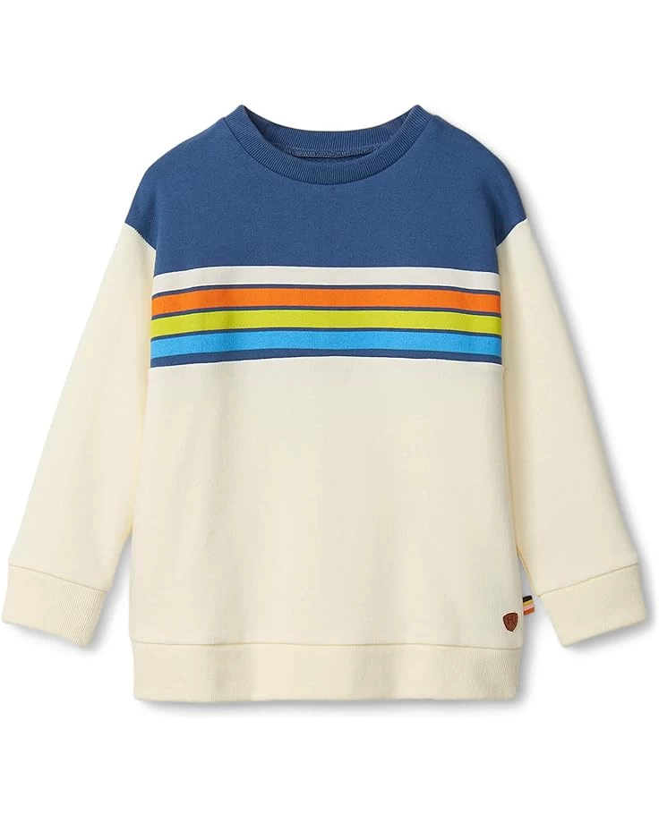 Hatley Kids Dino Stripes Pullover Sweatshirt (Toddler/Little Kids/Big Kids) 3 Hatley Kids Dino Stripes Pullover Sweatshirt (Toddler/Little Kids/Big Kids)