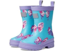 Hatley Kids Doodle Butterflies Matte Rain Boots (Toddler/Little Kid/Big Kid)