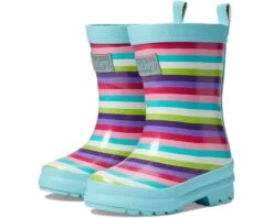 Hatley Kids Magical Stripes Shiny Rain Boots (Toddler/Little Kid/Big Kid)