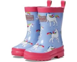 Hatley Kids Unicorn Sky Dance Shiny Rain Boots (Toddler/Little Kid/Big Kid)