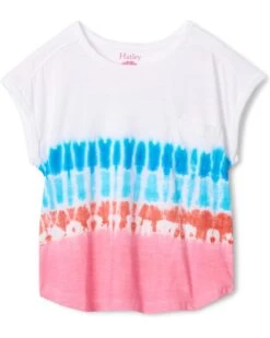 Hatley Kids Rainbow Tie-Dye Relaxed Tee (Toddler/Little Kids/Big Kids)