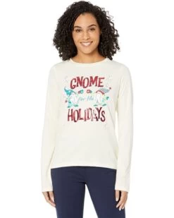 Little Blue House By Hatley Gnome For The Holidays Long Sleeve Tee