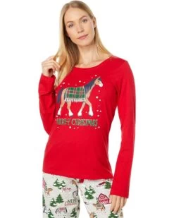 Little Blue House By Hatley Country Christmas Long Sleeve Tee