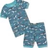 Hatley Kids Sneak Around Sharks Short Pajama Set (Toddler/Little Kids/Big Kids) -Fashion Cutting Edge 713aA3PRaeL. AC SR736920