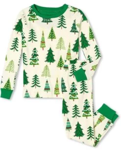 Hatley Kids Christmas Tees Glow In The Dark PJ Set (Toddler/Little Kids/Big Kids)