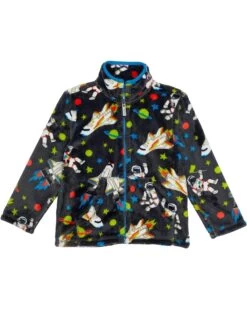 Hatley Kids Outer Space Fuzzy Fleece Zip-Up (Toddler/Little Kids/Big Kids)