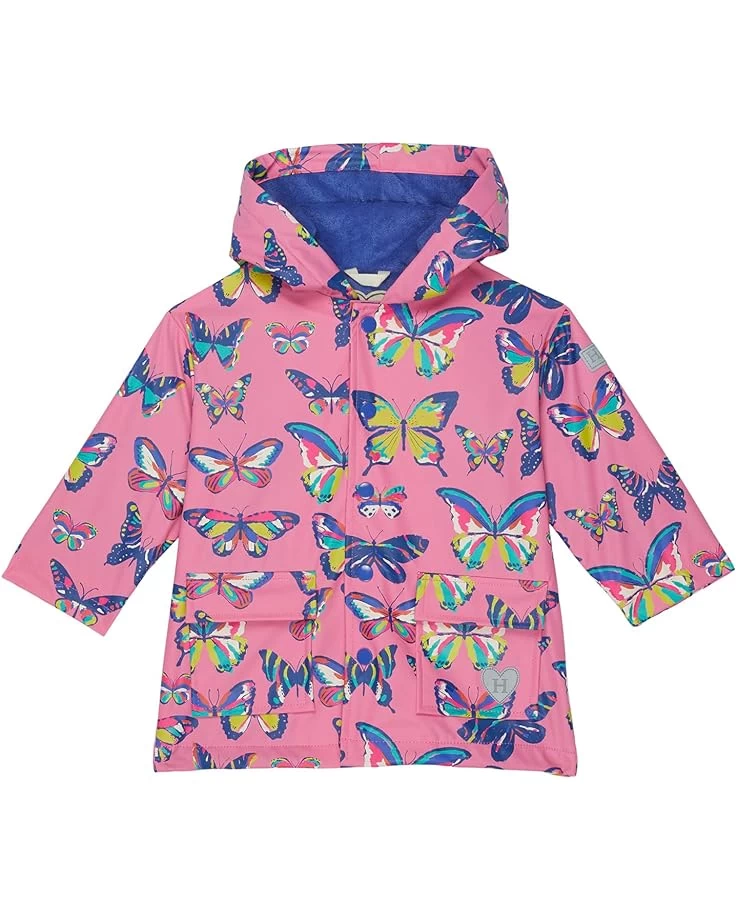 Hatley Kids Vibrant Butterflies Raincoat (Toddler/Little Kids/Big Kids) 3 Hatley Kids Vibrant Butterflies Raincoat (Toddler/Little Kids/Big Kids)
