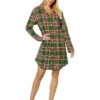 Little Blue House By Hatley Country Christmas Plaid Flannel Nightdress -Fashion Cutting Edge 7189lCzbDiL. AC SR736920