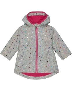 Hatley Kids Confetti Hearts Microfiber Rain Jacket (Toddler/Little Kids/Big Kids)