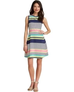 Hatley Sarah Dress - Gradient Stripes