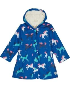 Hatley Kids Prancing Horses Sherpa Lined Splash Jacket (Toddler/Little Kids/Big Kids)
