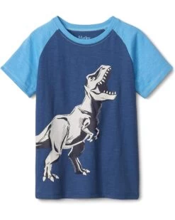 Hatley Kids Big Dino Glow In The Dark Raglan Tee (Toddler/Little Kids/Big Kids)