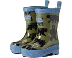 Hatley Kids Wild Bears Shiny Rain Boots (Toddler/Little Kid/Big Kid)