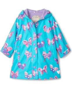 Hatley Kids Doodle Butterflies Splash Jacket (Toddler/Little Kids/Big Kids)