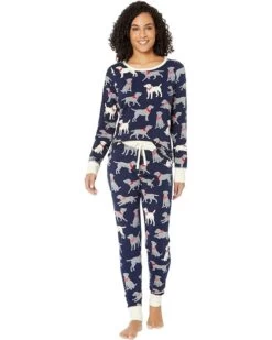 Little Blue House By Hatley Bandana Labs Jersey Pajama Set