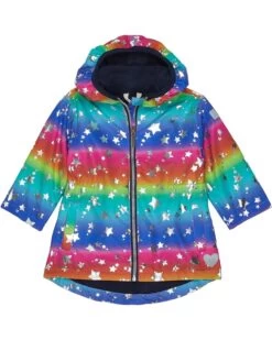 Hatley Kids Gradient Rainbow Microfiber Rain Jacket (Toddler/Little Kids/Big Kids)