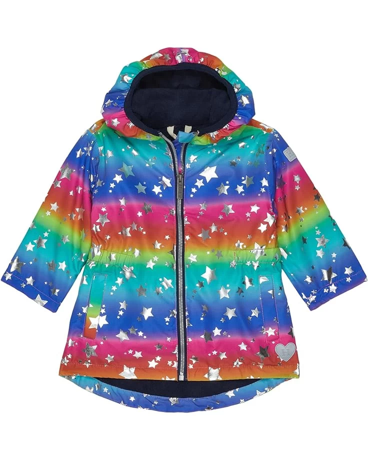Hatley Kids Gradient Rainbow Microfiber Rain Jacket (Toddler/Little Kids/Big Kids) 3 Hatley Kids Gradient Rainbow Microfiber Rain Jacket (Toddler/Little Kids/Big Kids)