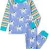 Hatley Kids Galloping Unicorn Raglan Pajama Set (Toddler/Little Kids/Big Kids) -Fashion Cutting Edge 71k4ELnjzbL. AC SR736920