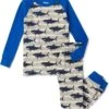 Hatley Kids Hungry Sharks Raglan Pajama Set (Toddler/Little Kids/Big Kids) -Fashion Cutting Edge 71l3PjFHvdL. AC SR736920