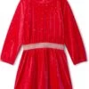 Hatley Kids Holiday Stars Crushed Velour Dress (Toddler/Little Kids/Big Kids) -Fashion Cutting Edge 71l4jC1B1jL. AC SR736920