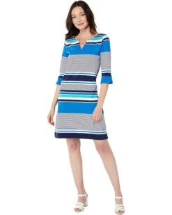 Hatley Lucy Dress - Gardenside Stripes