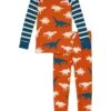 Hatley Kids Dino Silhouettes Organic Cotton Raglan PJ Set (Toddler/Little Kids/Big Kids) -Fashion Cutting Edge 71nPtgBARBL. AC SR736920