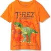 Hatley Kids T-Rex Glow In The Dark Graphic Tee (Toddler/Little Kids/Big Kids) -Fashion Cutting Edge 71ngxmFuDJL. AC SR736920