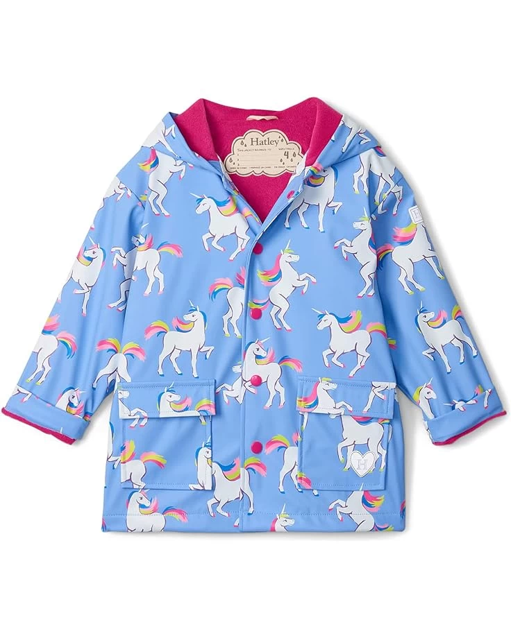 Hatley Kids Unicorn Sky Dance Raincoat (Toddler/Little Kids/Big Kids) 3 Hatley Kids Unicorn Sky Dance Raincoat (Toddler/Little Kids/Big Kids)