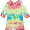 Hatley Kids Rainbow Tie-Dye Sweatshirt Dress (Toddler/Little Kids/Big Kids) -Fashion Cutting Edge 71wt4pcbQVL. AC SR736920
