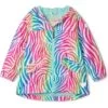 Hatley Kids Rainbow Zebra Microfiber Rain Jacket (Toddler/Little Kids/Big Kids) -Fashion Cutting Edge 81CC9rgAR L. AC SR736920