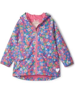 Hatley Kids Retro Floral Microfiber Rain Jacket (Toddler/Little Kids/Big Kids)