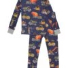 Hatley Kids Construction Trucks Organic Cotton PJ Set (Toddler/Little Kids/Big Kids) -Fashion Cutting Edge 81R4HRSpdNL. AC SR736920