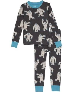 Hatley Kids Mountain Yeti Organic Cotton PJ Set (Toddler/Little Kids/Big Kids)